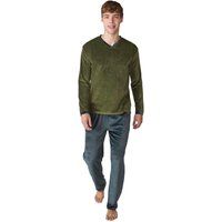 Herren Samt Lounge Pyjama Set