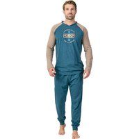 Herren Schlafanzug Set mit langen Ärmeln