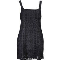 Spitzen-Minikleid mit eckigem Ausschnitt