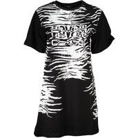Mini-T-Shirt-Kleid mit Zebra-Print