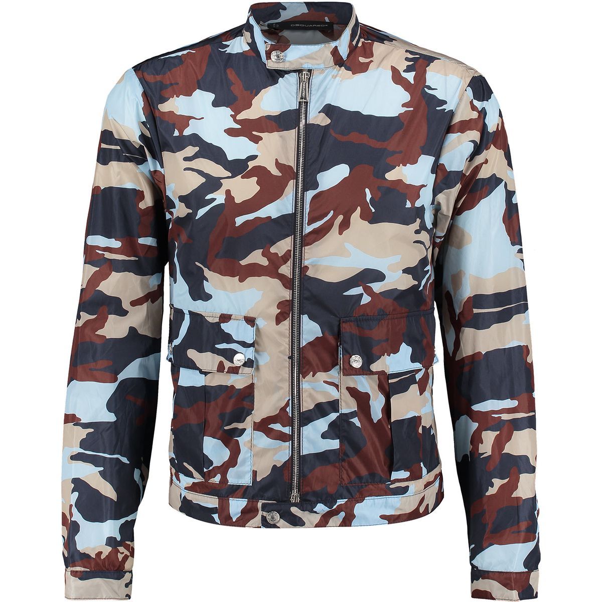 Camouflage-Print Leichte Jacke