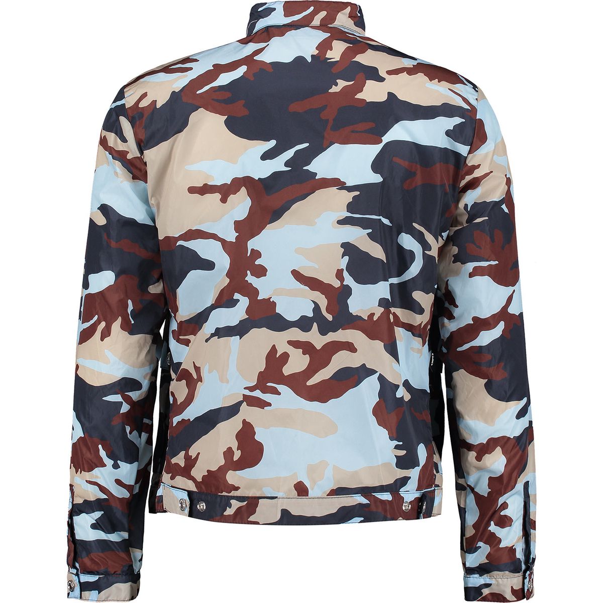 Leichte Utility-Jacke mit Camouflage-Print