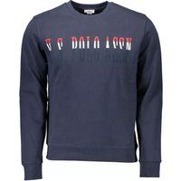 Marineblaues Rundhals-Sweatshirt mit Logo