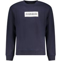 Klassisches Baumwollfleece Rundhals-Sweatshirt