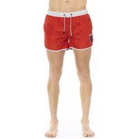 Retro-rote Badeshorts