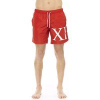 Rote Badehose mit Logo