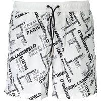 Logo-Print Badeshorts