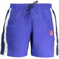 Schwimmshorts mit Logo-Streifen-Detail