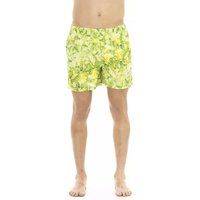 Badeshorts mit tropischem Print