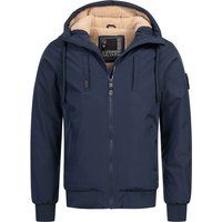 Warme Winterjacke mit Kapuze für Herren