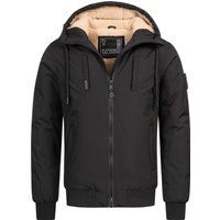 Warme Winterjacke mit Kapuze für Herren