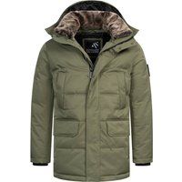Herren Wasserabweisender Gepolsterter Winterparka