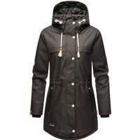 Wasserdichte Regenjacke mit Kapuze für Damen