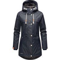 Wasserdichte Regenjacke mit Kapuze für Damen