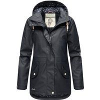 Wasserdichte Regenjacke mit Kapuze und Teddyfutter