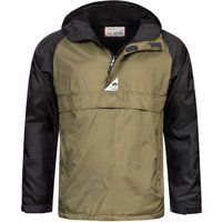 Herren Fleece-gefütterte Anorak Regenjacke