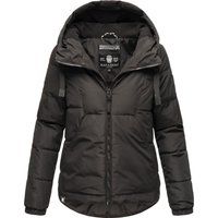 Gesteppte Pufferjacke mit Kapuze