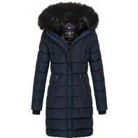 Damen Langer Gesteppter Wintermantel