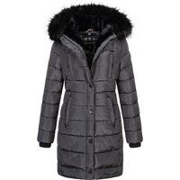 Damen Langer Gesteppter Wintermantel