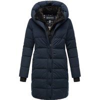 Warme Damen Winter Steppjacke mit Kapuze