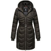 Lange gesteppte Winterjacke für Damen
