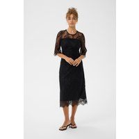 Elegantes Midi-Spitzenkleid mit Ärmeln
