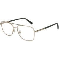 Rechteckige Vollrand-Metallbrille