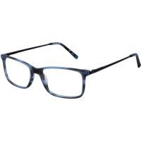 Rechteckige Acetat-Brille mit Vollrand