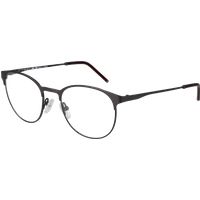 Runde Gunmetal Vollrand Brillengestelle