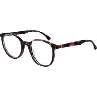 Gemusterte Panto-Vollrandbrille
