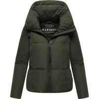 Gesteppte Pufferjacke mit hohem Kragen