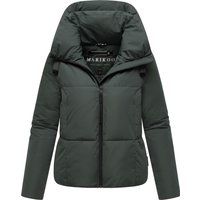 Gesteppte Pufferjacke mit hohem Kragen