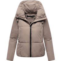 Gesteppte Pufferjacke mit hohem Kragen