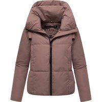 Gesteppte Pufferjacke mit hohem Kragen