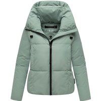 Gesteppte Pufferjacke mit hohem Kragen
