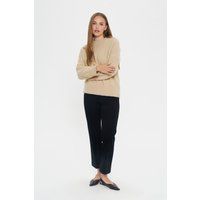 Strickpullover mit lockerer Passform und Textur