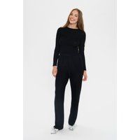 Legere Freizeithose mit weitem Bein