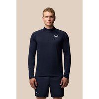 Castore Adapt Training 1/4 Zip Top Polyester Herren Blau Activewear T-Shirts