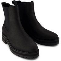TOMS Bennet Leder Damen Schwarze Stiefel