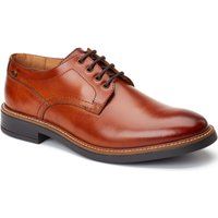 Base London Durham Leder Herren Schnürschuhe in verbranntem Tan