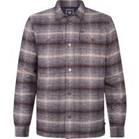 Kariertes Flanell-Overshirt mit Taschen