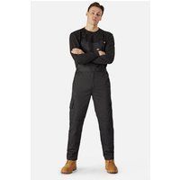 Dickies Everyday Latzhose und Träger Polyester Männer Schwarz Arbeitsoverall