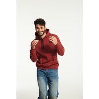 Caterpillar Markenbanner Baumwolle Herren Roter Kapuzenpullover