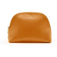 Minimalistische Schminktasche aus Leder