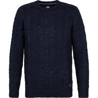 Strukturierter Strickpullover mit Rundhalsausschnitt