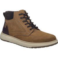 Lässiger Leder-Knöchelhoher Stiefel für Herren