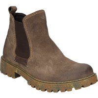 Taupefarbener Chelsea Wildleder Stiefel