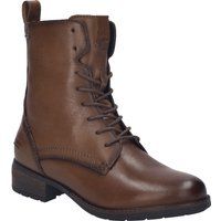 Klassische Schnürstiefelette aus Leder