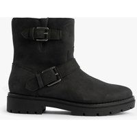 Toms Ionie Moto Damen Stiefeletten Schwarz