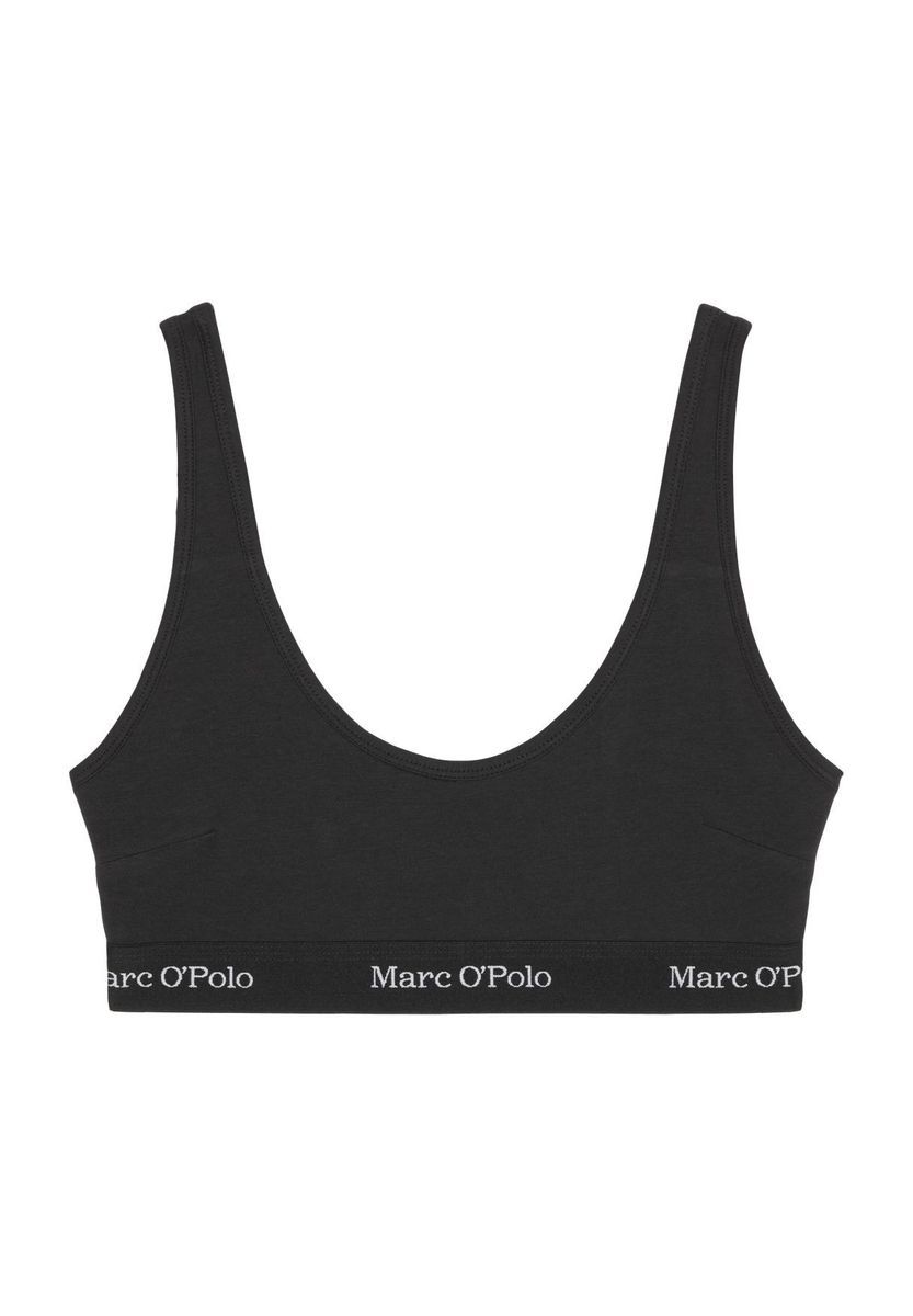 Damen Essentials Bustier mit Logo-Band